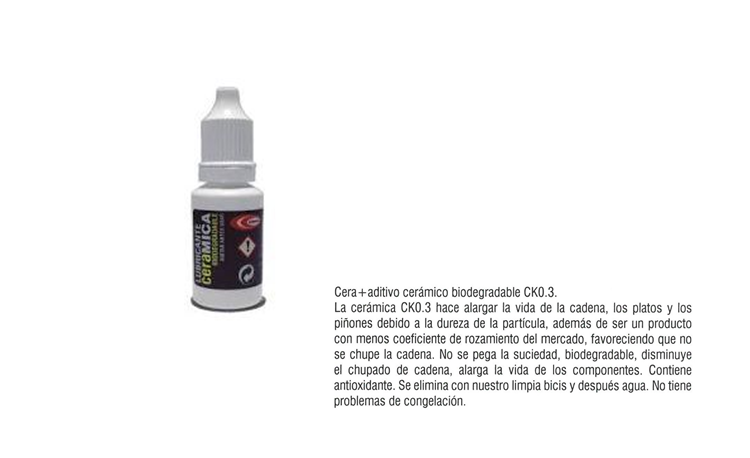 ACEITE BICICLETA BOMPAR CADENA CERA-MICA 15 ML.